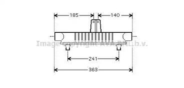 Интеркулер AVA QUALITY COOLING PE4403
