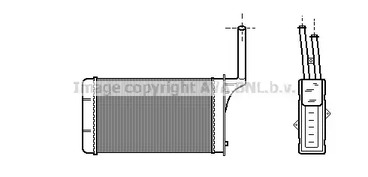 Радиатор печки AVA QUALITY COOLING PE6049