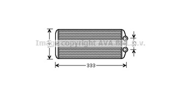 Теплообменник, отопление салона AVA QUALITY COOLING PE6312