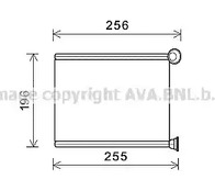 Теплообменник отопление салона AVA QUALITY COOLING PE6366