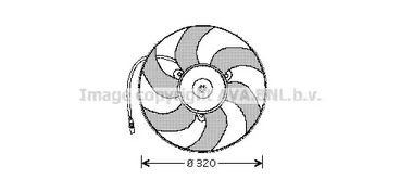 Вентилятор системы охлаждения AVA QUALITY COOLING PE7513