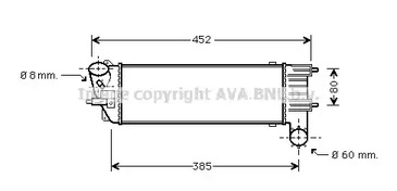 PEA4204 AVA QUALITY COOLING интеркулер