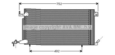 Конденсатор кондиционера AVA QUALITY COOLING PEA5187
