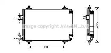 Конденсатор кондиционера AVA QUALITY COOLING PEA5286D