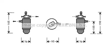 Осушитель кондиционера AVA QUALITY COOLING PED197