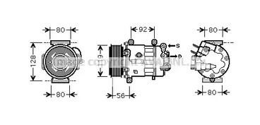 Компрессор кондиционера AVA QUALITY COOLING PEK320