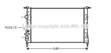 RT2198 AVA QUALITY COOLING Радиатор системы охлаждения