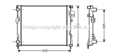 Радиатор системы охлаждения AVA QUALITY COOLING RT2327