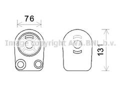 Масляный радиатор AVA QUALITY COOLING RT3607