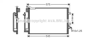 Конденсатор кондиционера AVA QUALITY COOLING RT5395D