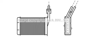 Теплообменник отопление салона AVA QUALITY COOLING RT6101