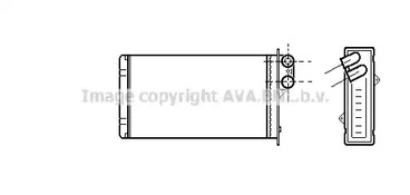 Теплообменник отопление салона AVA QUALITY COOLING RT6161