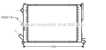 RTA2165 AVA QUALITY COOLING Радиатор AVA QUALITY COOLING