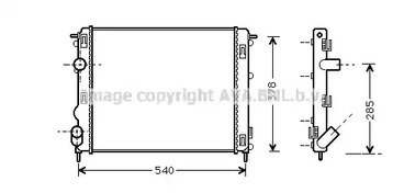 RTA2270 AVA QUALITY COOLING Радиатор AVA QUALITY COOLING