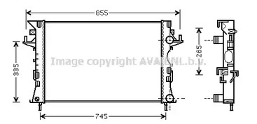 RTA2292 AVA QUALITY COOLING Радиатор AVA QUALITY COOLING