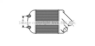 RTA4222 AVA QUALITY COOLING Интеркулер