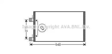 Конденсатор кондиционера AVA QUALITY COOLING RTA5444