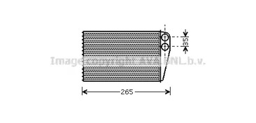 RTA6354 AVA QUALITY COOLING Радиатор печки