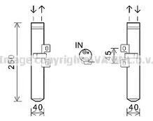 Осушитель кондиционера AVA QUALITY COOLING RTD557