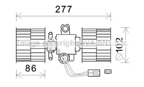 Вентилятор салона AVA QUALITY COOLING SA8022