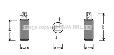 Осушитель кондиционера AVA QUALITY COOLING SBD044