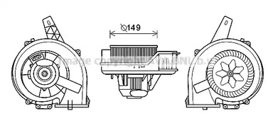 Двигатель вентилятора AVA QUALITY COOLING ST8044