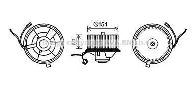 Двигатель вентилятора AVA QUALITY COOLING ST8505