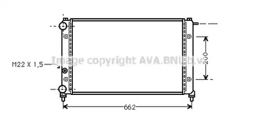 радиатор системы охлаждения AVA QUALITY COOLING STA2008