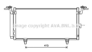 SU5084D AVA QUALITY COOLING Радиатор кондиционера