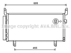 Радиатор кондиционера AVA QUALITY COOLING SU5104D