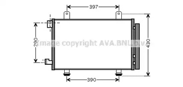 Радиатор кондиционера AVA QUALITY COOLING SZ5090D