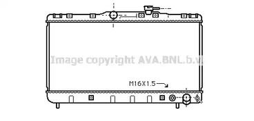 Радиатор, охлаждение двигателя AVA QUALITY COOLING TO2145