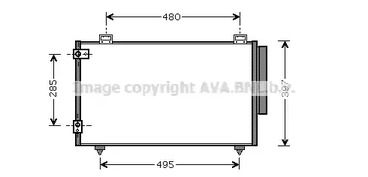 Конденсатор, кондиционер AVA QUALITY COOLING TO5286D