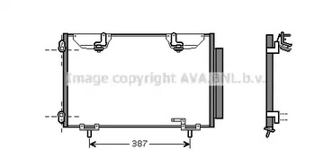 Радиатор кондиционера AVA QUALITY COOLING TO5327D