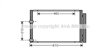 Радиатор кондиционера AVA QUALITY COOLING TO5429D