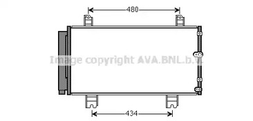Радиатор кондиционера AVA QUALITY COOLING TO5572D