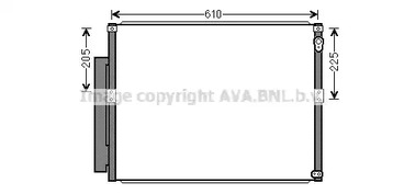 Радиатор кондиционера AVA QUALITY COOLING TO5634D