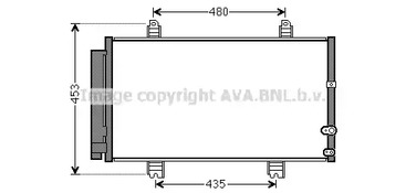 Радиатор кондиционера AVA QUALITY COOLING TO5653D