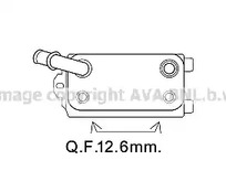 Масляный радиатор AVA QUALITY COOLING VO3170