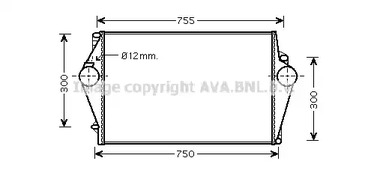 Охладитель воздуха промежуточный AVA QUALITY COOLING VOA4137