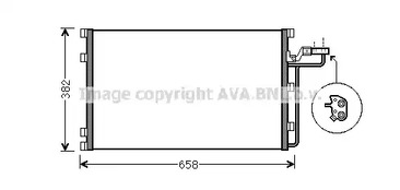 Радиатор кондиционера AVA QUALITY COOLING VOA5150