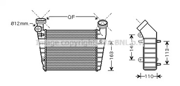 Интеркулер AVA QUALITY COOLING VWA4216