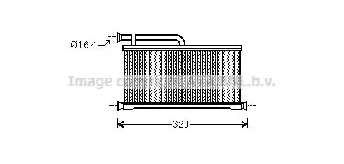 Радиатор печки AVA QUALITY COOLING AIA6397