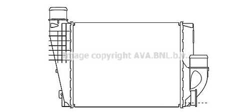 Радиатор интеркулера AVA QUALITY COOLING CN4317