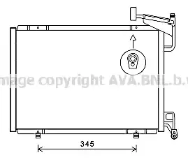 Радиатор кондиционера AVA QUALITY COOLING FD5592