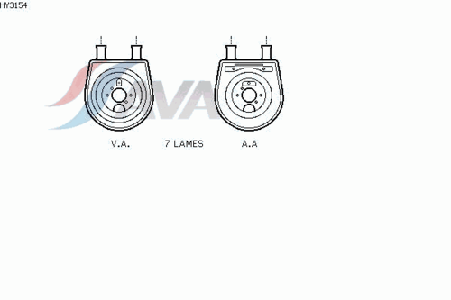 Масляный радиатор AVA QUALITY COOLING HY3154