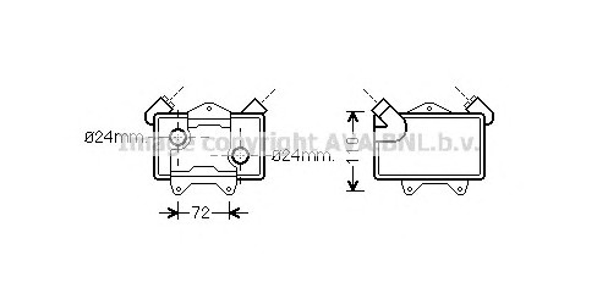 Масляный радиатор AVA QUALITY COOLING MS3477