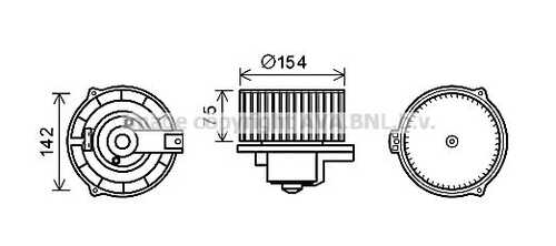 Вентилятор салона