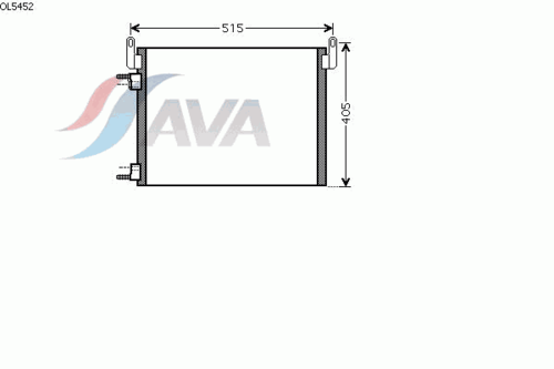 Радиатор кондиционера AVA QUALITY COOLING OL5452D