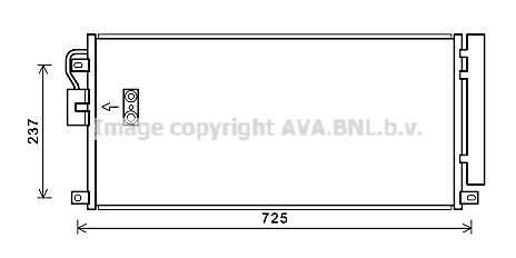 Радиатор кондиционера AVA QUALITY COOLING OL5638D